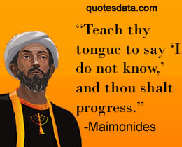 Maimonides_quote